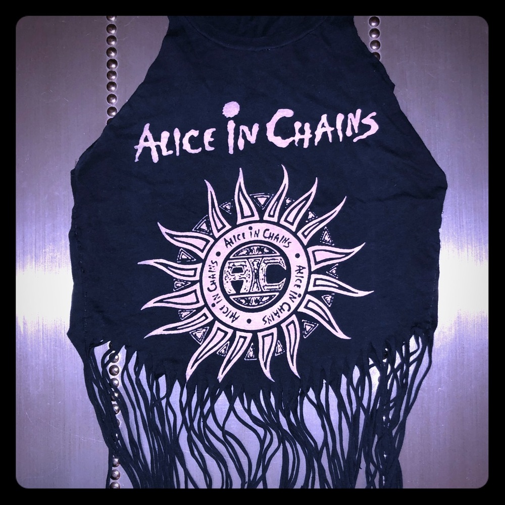 Alice In Chains Custom Crop top